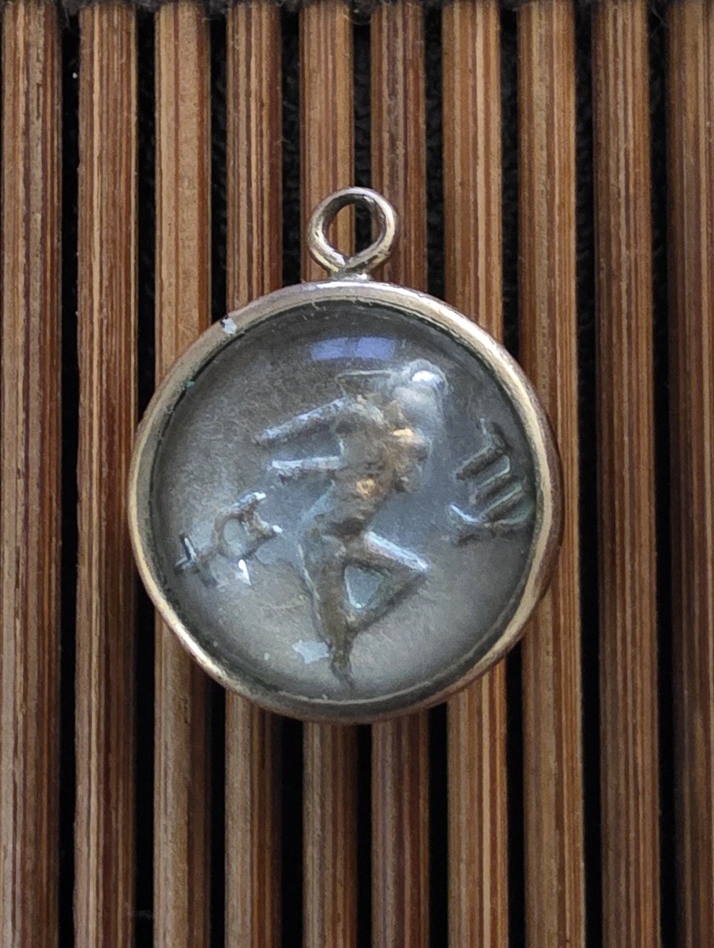 14k Virgo Zodiac Charm,Pendant (Vintage)